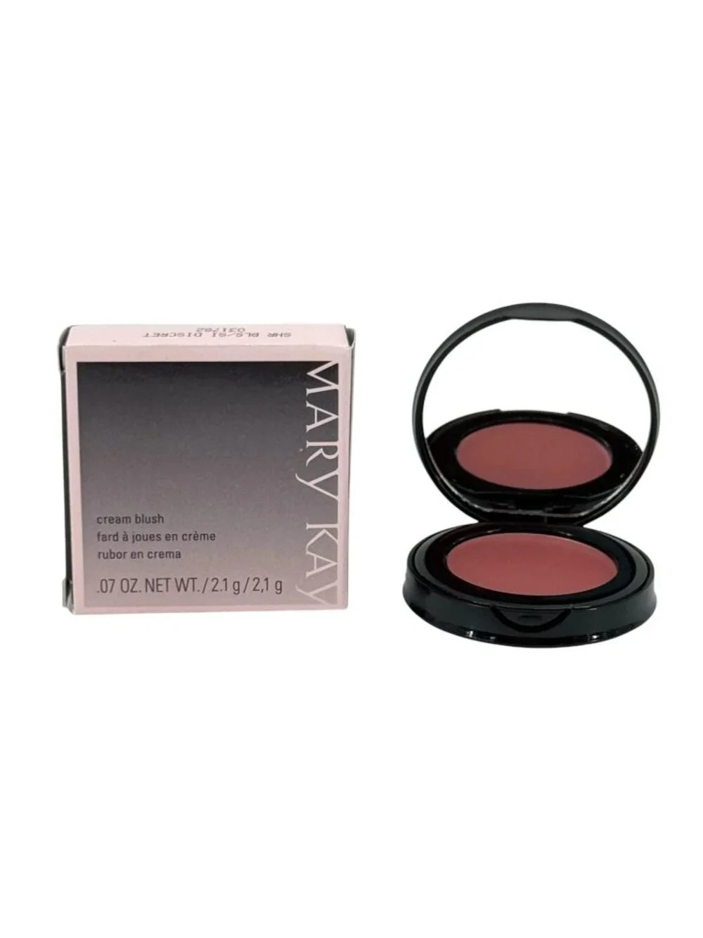Mary Kay Cream Blush Sheer Bliss Cheek Color .07 oz Compact Mirror New # 031782